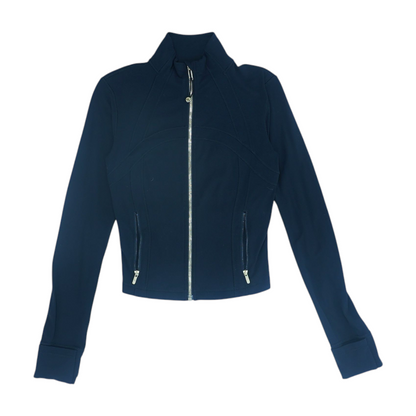 Black Solid Active Jacket