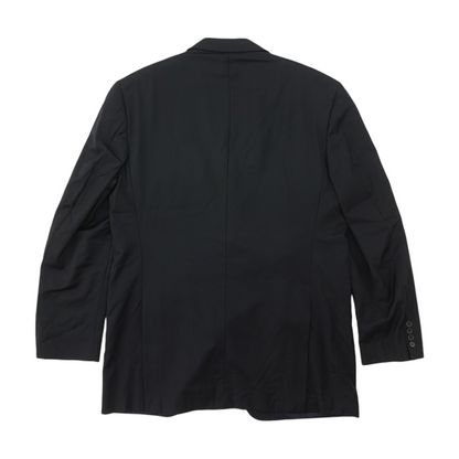 Vintage Navy Long Solid Sport Coat