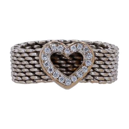 1/10 ctw 18K White Gold Diamond Fashion Ring