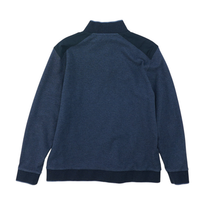 Navy Solid 1/4 Zip Pullover