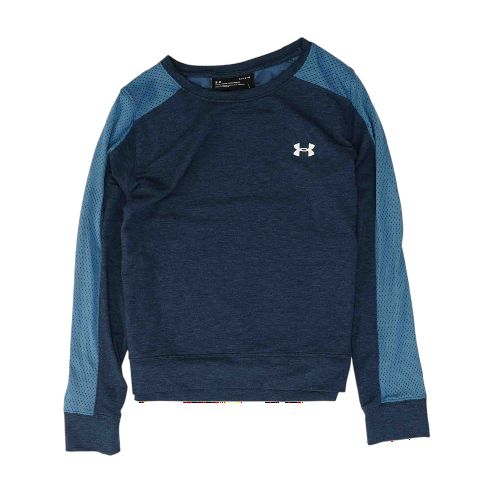 Blue Color Block Active T-Shirt