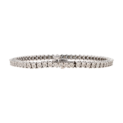 1 1/5 ctw 10K White Gold Diamond Tennis Bracelet