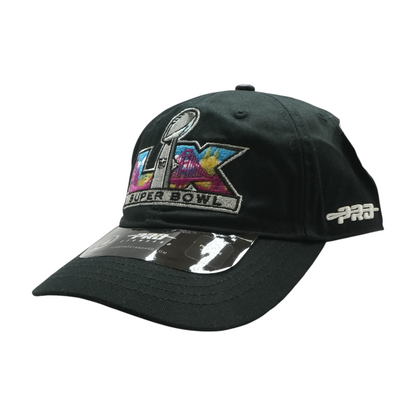 Black Super Bowl LX Ballcap Hat