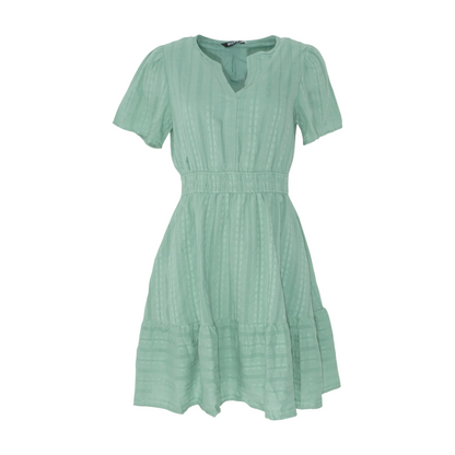 Green Floral Mini Dress