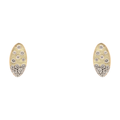 1/5 ctw 14K Yellow Gold Diamond Stud Earrings