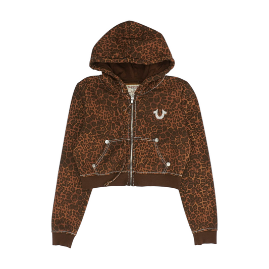 Brown Animal Print Jacket