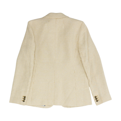 Tan Houndstooth Blazer