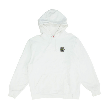 White Solid Hoodie Pullover
