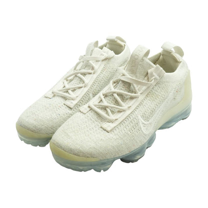 Air Vapormax 2021 Flyknit Beige Low Top Athletic Shoes