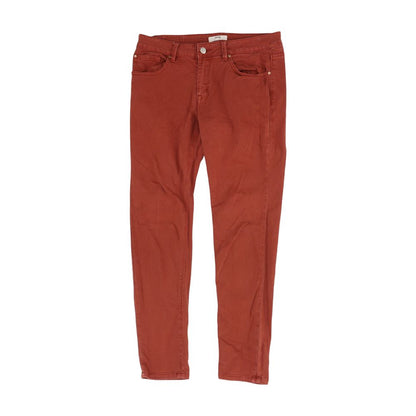 Rust Solid Five Pocket Pants