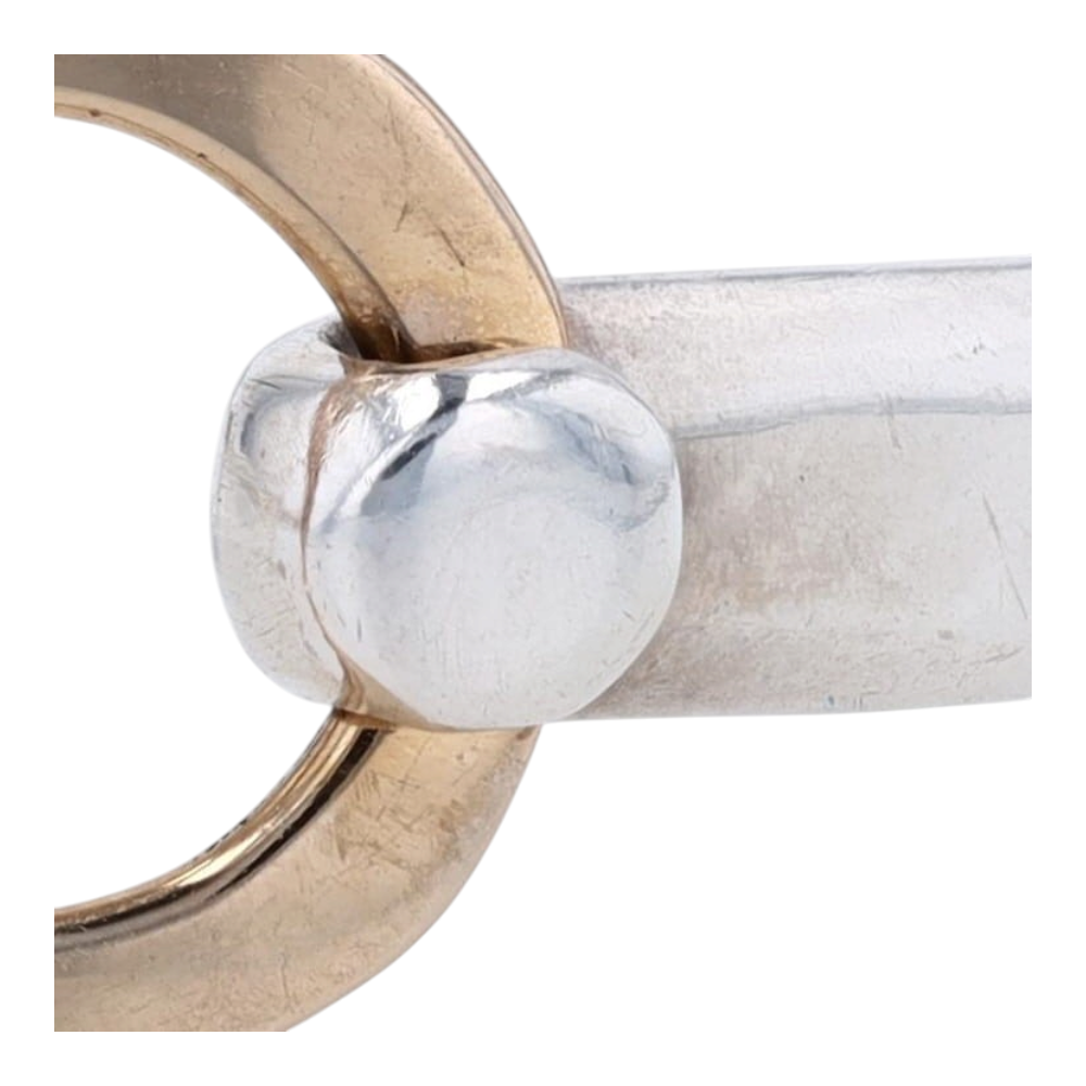 Crucian Gold Sterling Silver Bangle Bracelet – Image 3