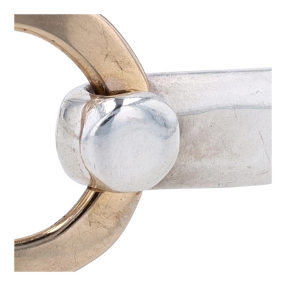 Crucian Gold Sterling Silver Bangle Bracelet – Image 3