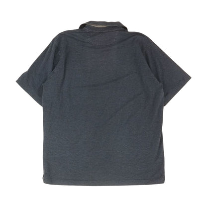 Navy Solid Short Sleeve Polo