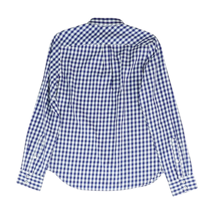 Blue Check Button Down
