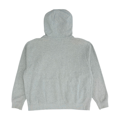 Gray Solid Hoodie Pullover
