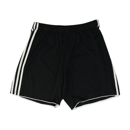 Black Solid Active Shorts