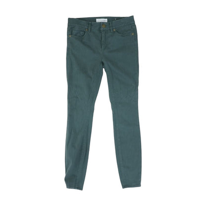 Green Solid Jeans