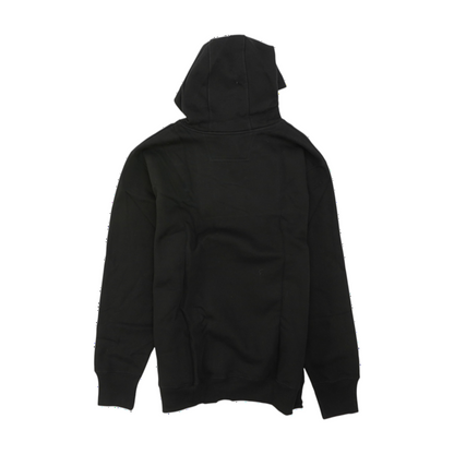Black Solid Hoodie Pullover