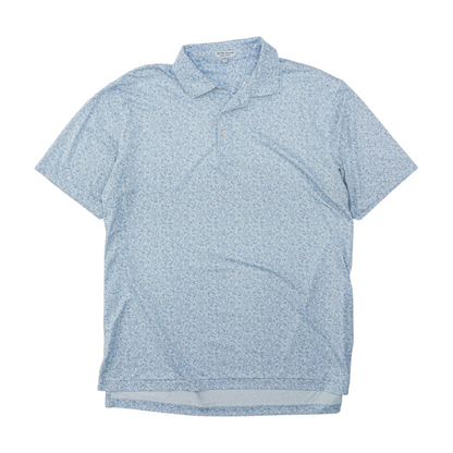 Blue Print Short Sleeve Polo