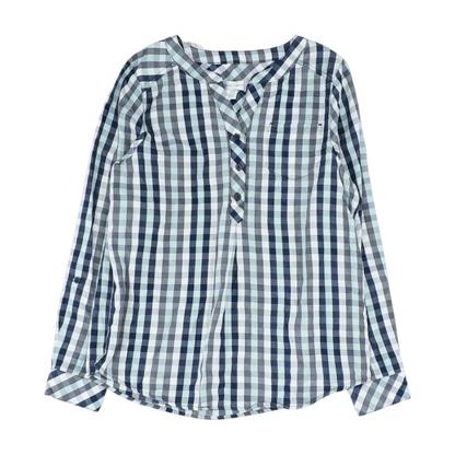 Gray Check Blouse