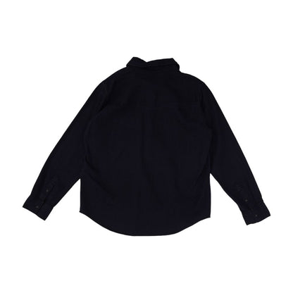 Navy Button Down