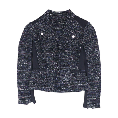 Black Petite Print Blazer