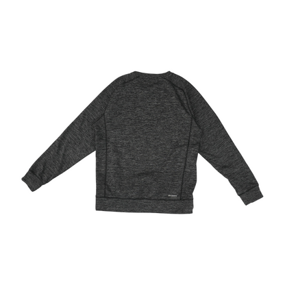 Gray Solid Sweatshirt Pullover