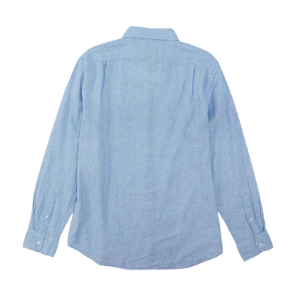 Blue Check Long Sleeve Button Down