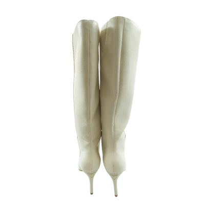 Ivory Knee High Boots