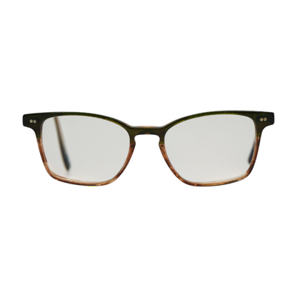 Brown Hayes Square Prescription Eyewear