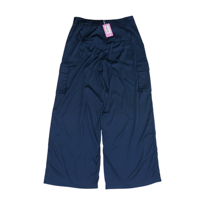 Navy Wide Leg Pants