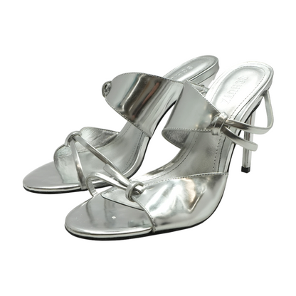 Silver Stiletto Heels