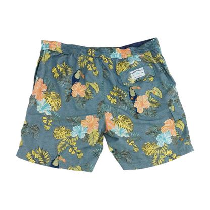 Blue Tropical Swim Bottom