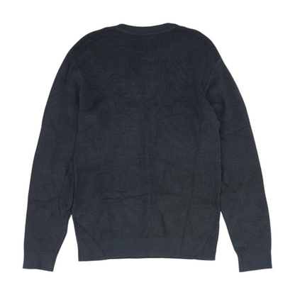 Blue Solid Henley T-Shirt