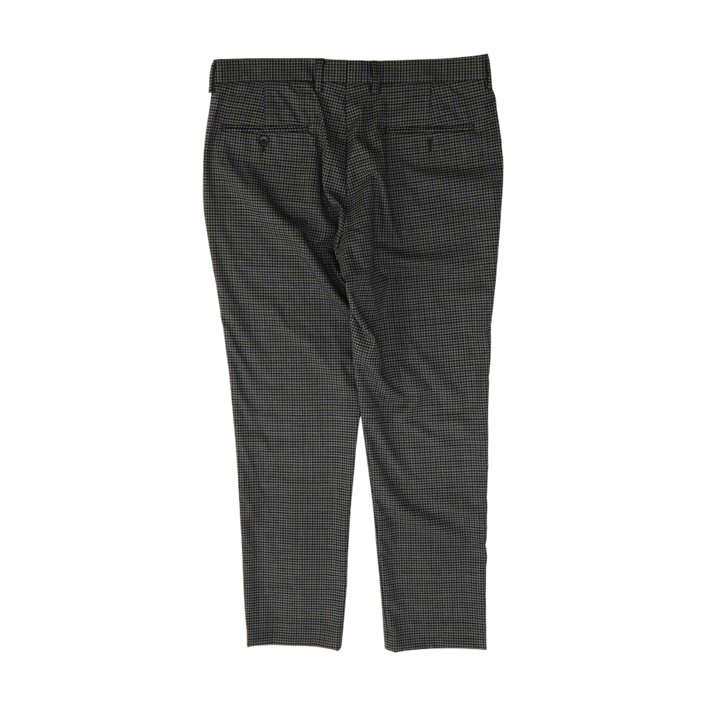 Gray Check Slim Pants