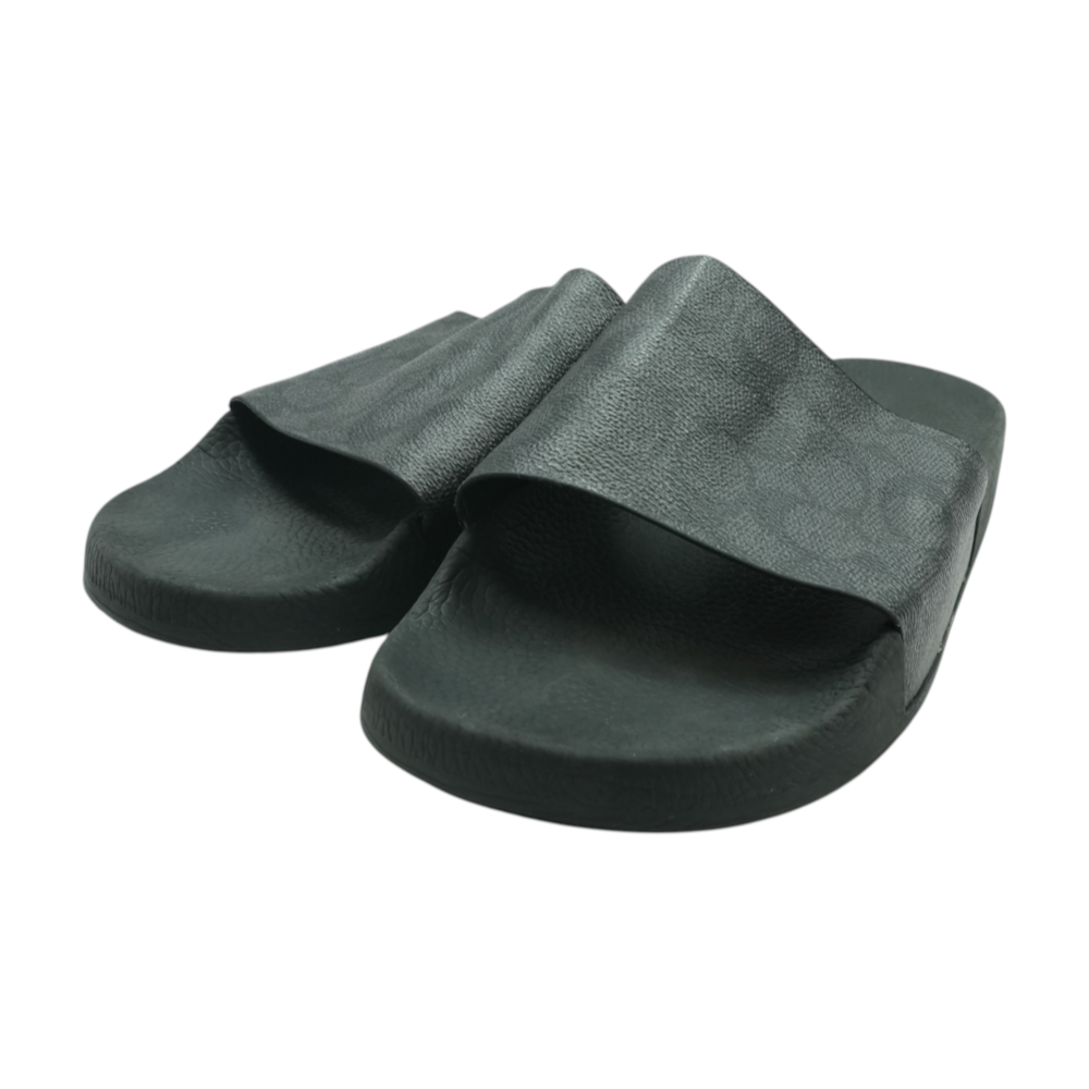 Black Sport Slide Sandals