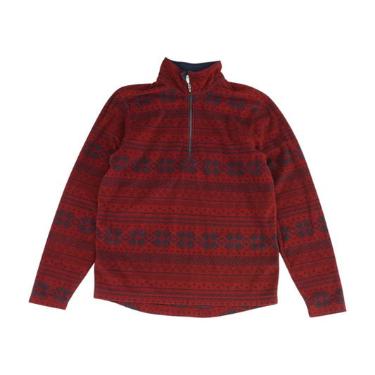 Red 1/4 Zip Pullover