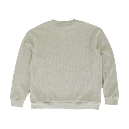 Beige Solid Sweatshirt Pullover