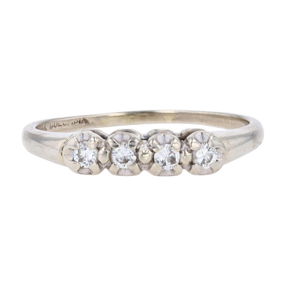 1/5 ctw 14K White Gold Diamond Band Ring