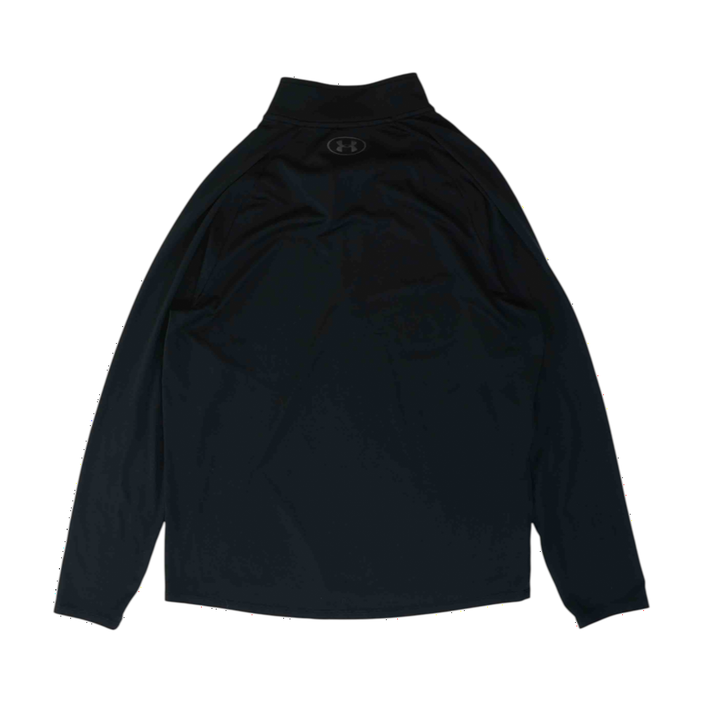 Black Solid 1/4 Zip Pullover