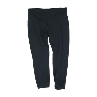 Black Solid Pants