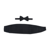 Black Cummerbund & Bowtie