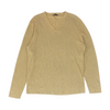 Brown Solid Pullover Sweater