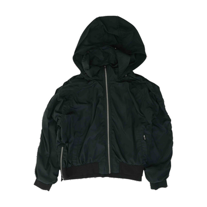 Black Solid Active Jacket