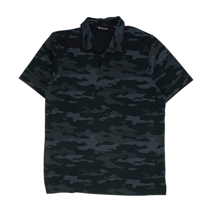 Black Camo Short Sleeve Polo