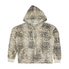 Beige Animal Print Hoodie Pullover