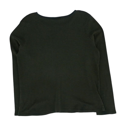 Green Striped Crewneck T-Shirt