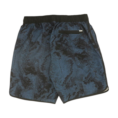 Blue Graphic Active Shorts