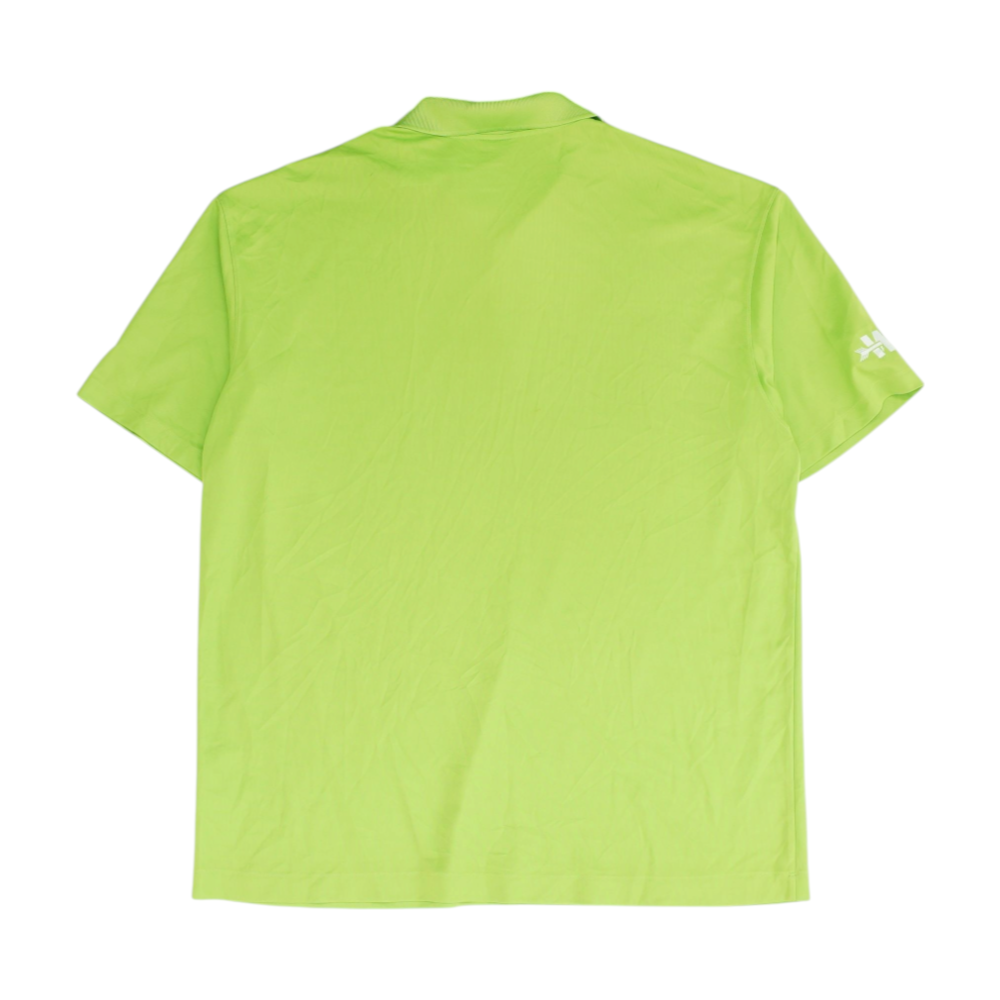 Nike Neon Green Solid Short Sleeve Polo – Image 2