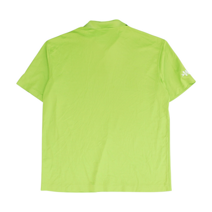 Nike Neon Green Solid Short Sleeve Polo – Image 2